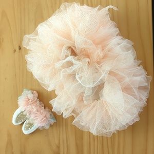 Infant photography tutu and bunny ears